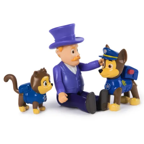 Paw Patrol Chase and Mayor Humdinger Figures