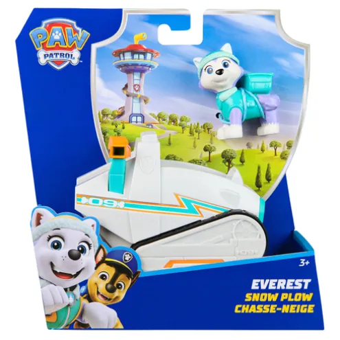 Paw Patrol Everest's Snow Plow Vehicle and Figure