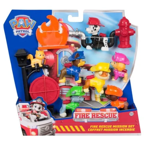 Paw Patrol Fire Rescue Mission Playset