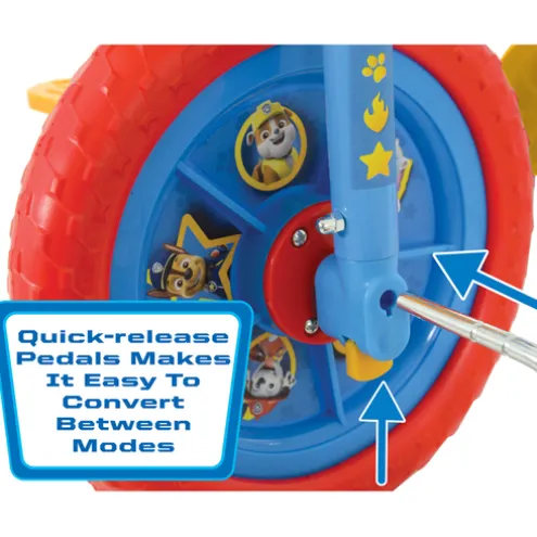 Paw Patrol 10 Inch 2-in-1 Training Bike