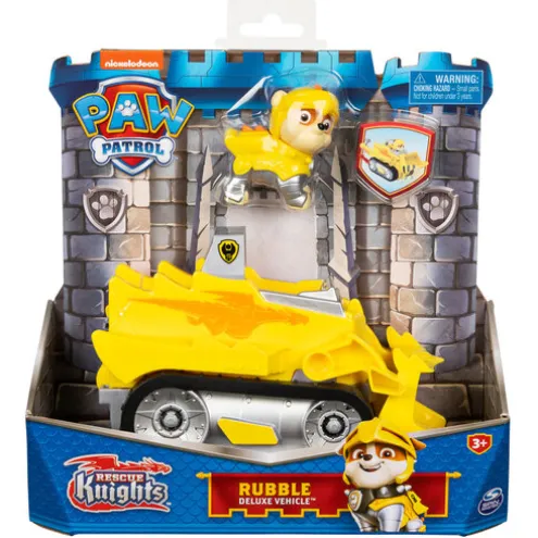 Paw Patrol Rescue Knights Rubble's Deluxe Vehicle