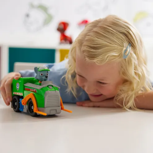 Paw Patrol Rocky's Recycle Truck Vehicle and Figure