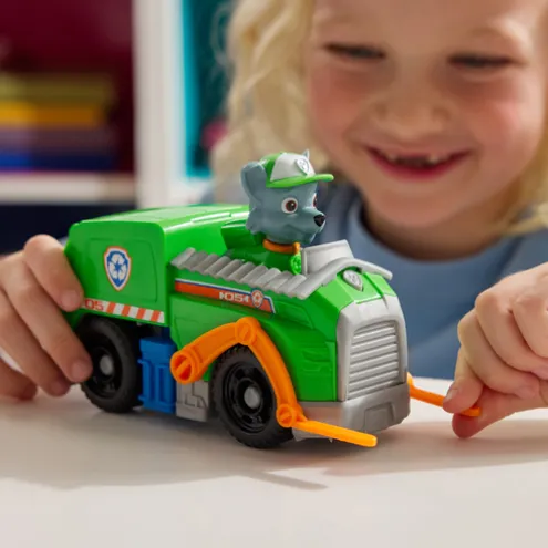 Paw Patrol Rocky's Recycle Truck Vehicle and Figure