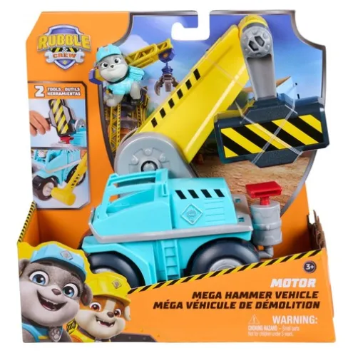 Paw Patrol Rubble and Crew Motor Mega Hammer Vehicle Playset