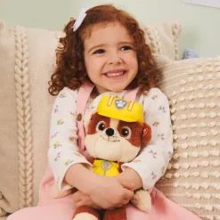 Paw Patrol Rubble Take Along 33cm Soft Toy