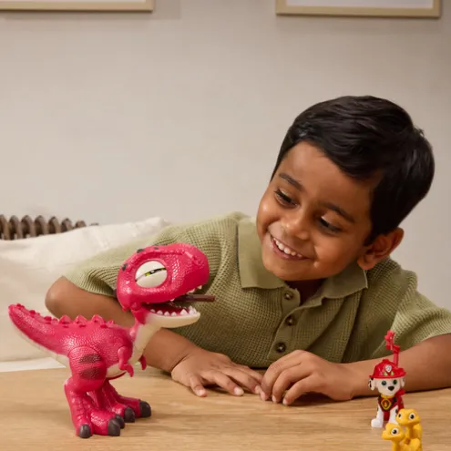 Paw Patrol The Dino Movie Hear Me Roar Rhubarb Playset
