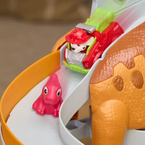 Paw Patrol The Dino Movie Lift and Race Dino Playset