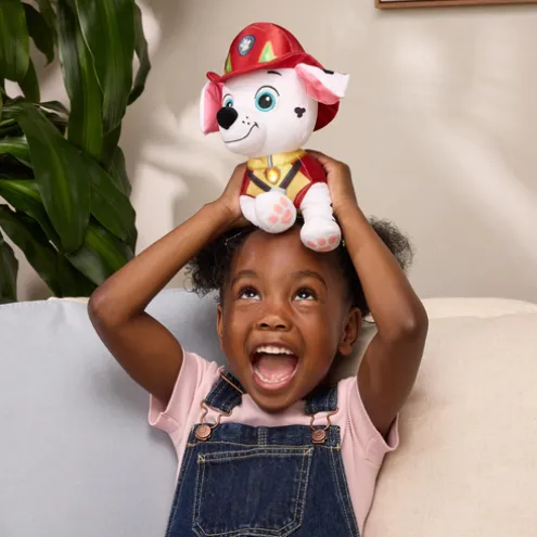 Paw Patrol The Dino Movie Marshall Dino Rescue Soft Toy