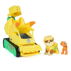 Paw Patrol The Dino Movie Rubble Dino Rescue Bulldozer Playset