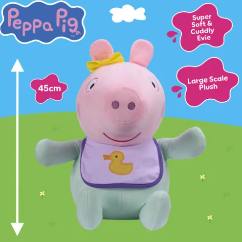 Peppa Pig Baby Evie 18" Soft Toy
