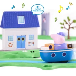 Peppa Pig Bobbing Along Boat Trip Playset Whizz Around