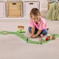 Peppa Pig Clickety Clack Train Track Playset Whizz Around