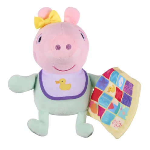 Peppa Pig Evie With Blanket Soft Toy
