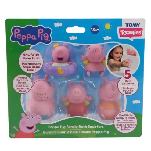 Peppa Pig Family Squirters Bath Toy