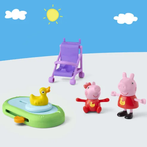 Peppa Pig Peppa and Evie's Park Fun Playset