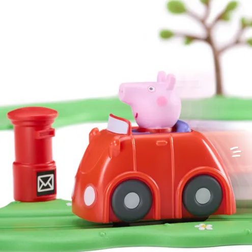 Peppa Pig Peppa's Little Red Race Car Playset Whizz Around