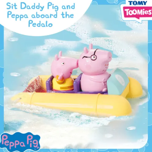 Peppa Pig Pull & Go Pedalo Bath Toy