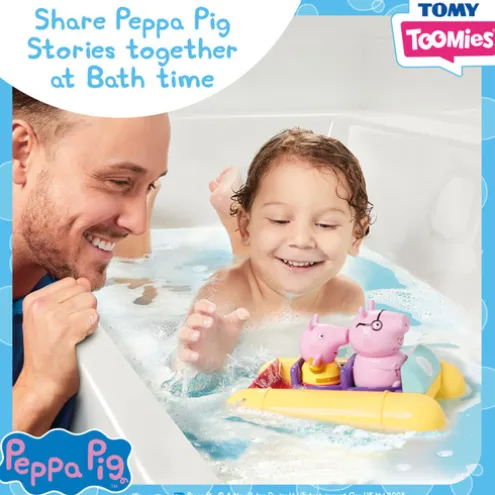 Peppa Pig Pull & Go Pedalo Bath Toy