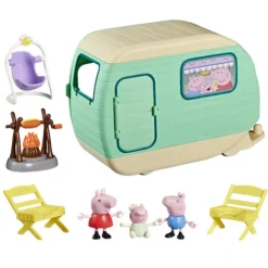 Peppa Pig Three Little Piggies Caravan Playset