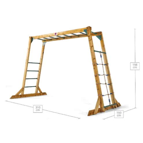 Plum Wooden Free Standing Monkey Bars