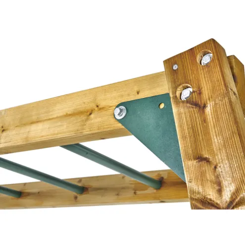 Plum Wooden Free Standing Monkey Bars