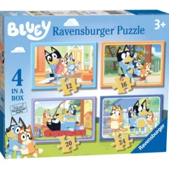 Ravensburger Bluey 4 in A Box Puzzles