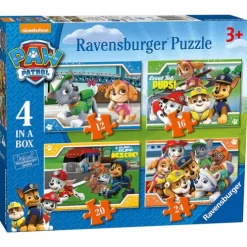 Ravensburger Paw Patrol 4 in a Box Jigsaw Puzzles