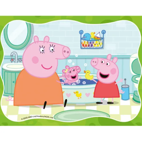 Ravensburger Peppa Pig Family 4 In a Box Puzzle with Evie