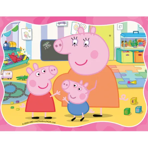 Ravensburger Peppa Pig Family 4 In a Box Puzzle with Evie