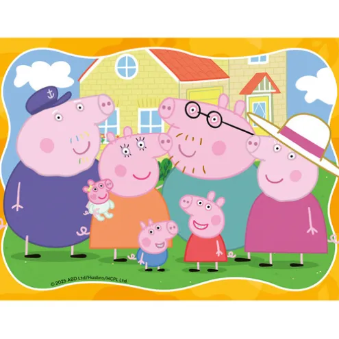 Ravensburger Peppa Pig Family 4 In a Box Puzzle with Evie