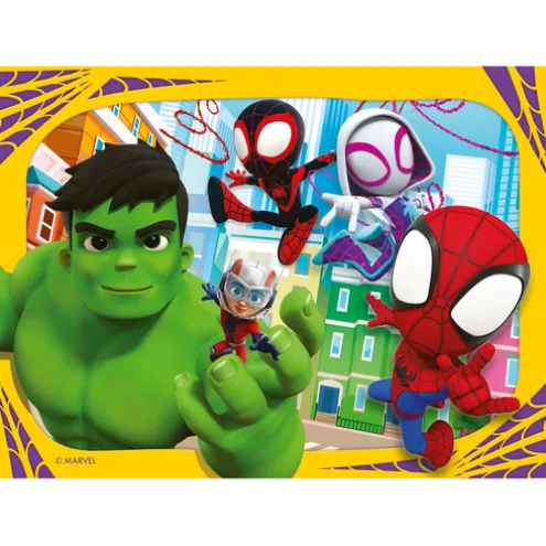 Ravensburger Spidey and his Amazing Friends 4 in a Box Puzzles
