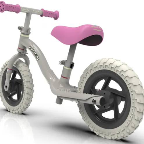 Ride-ezy 10 Inch Go Balance Bike Pink and Silver
