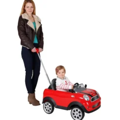 Rollplay Mini Cooper Red Push Along Ride On Car