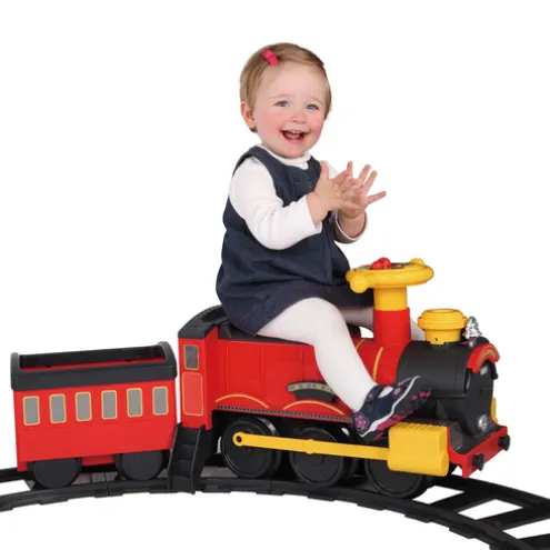 Rollplay Steam Train with Track 6V Electric Ride On