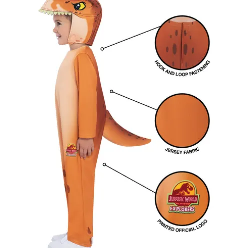 Rubies 3-4 Years Jurassic World T-Rex Dress Up Costume