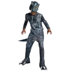 Rubies 3-5 Years Jurassic World Velociraptor Blue Dinosaur Dress Up Costume