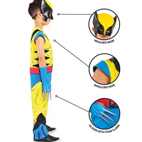 Rubies 3-4 Years Wolverine Dress Up Costume