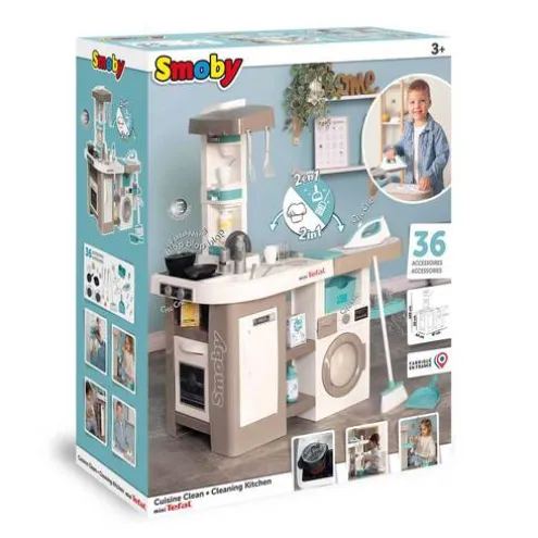 Smoby Cuisine Clean Mini Tefal Kitchen Roleplay Playset