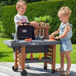 Smoby Garden Kitchen Grill BBQ Roleplay Playset and Accessories