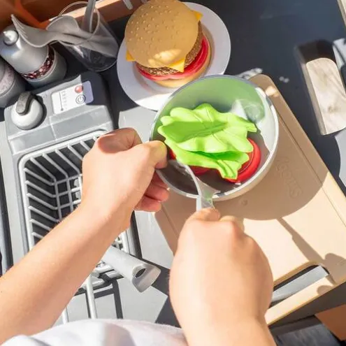 Smoby Garden Kitchen Grill BBQ Roleplay Playset and Accessories