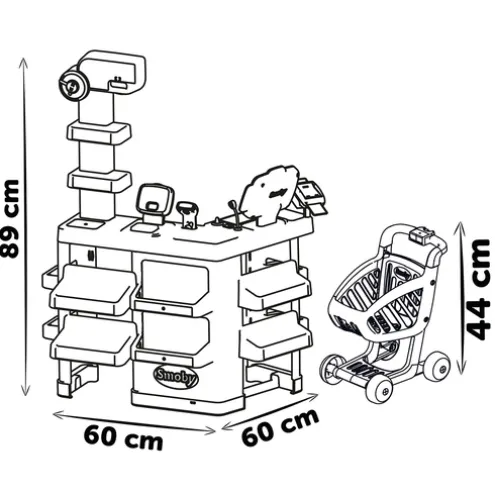 Smoby Super Market Playset with Trolley