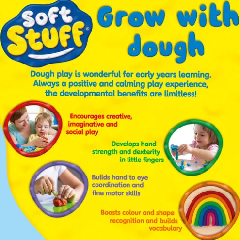 Soft Stuff 40 Piece Bumper Dough Set