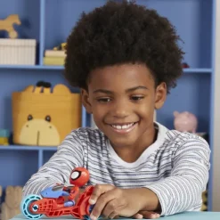 Spidey and his Amazing Friends Spidey with Motorcycle Playset