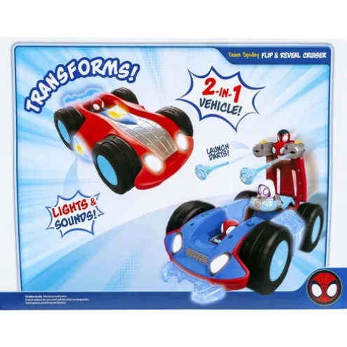 Spidey and His Amazing Friends Flip and Reveal Cruiser 11" Vehicle