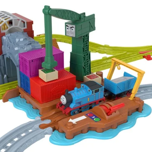 Thomas & Friends Cranky's Dockside Delivery Train Track