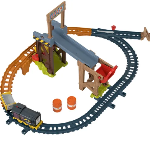 Thomas & Friends Diesel Lift & Load Construction Train Track