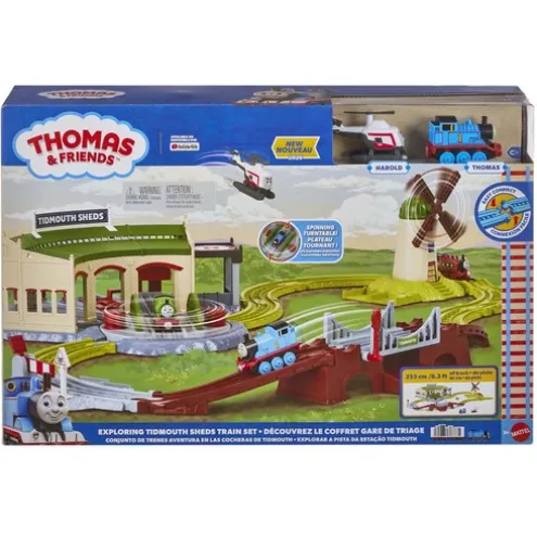 Thomas & Friends Exploring Tidmouth Sheds Train Track