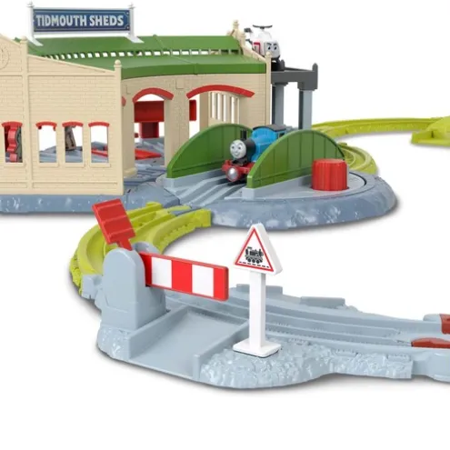 Thomas & Friends Exploring Tidmouth Sheds Train Track