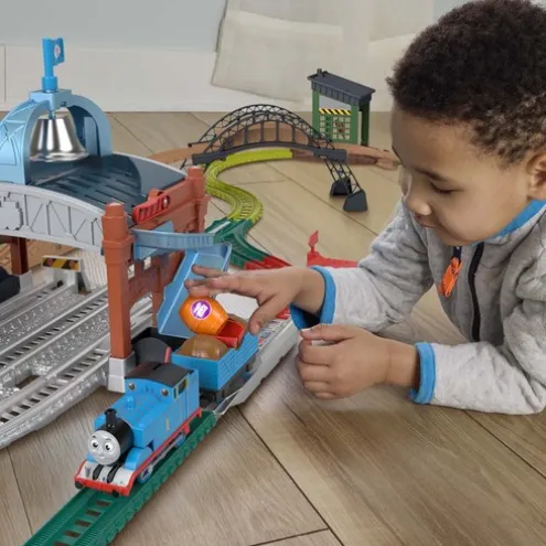 Thomas & Friends Load And Launch Barrel Delivery Train Track