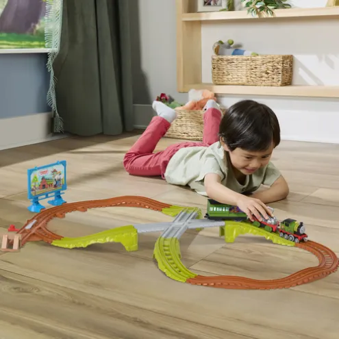 Thomas & Friends Whiff's Recycling Run Train Track Push Along